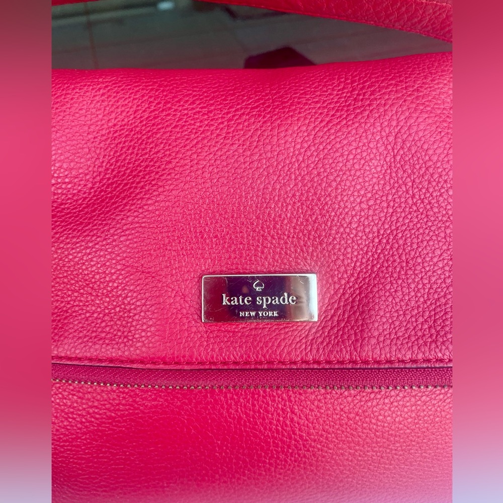 ♠️ kate spade Leila Pebbled Leather Flap Shoulder Bag ♠️ - Picture 7 of 16
